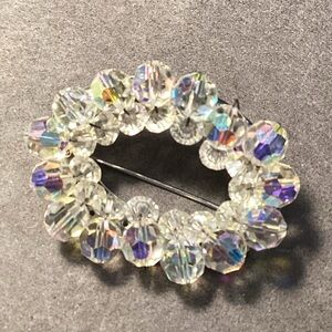 Vintage Aurora Borealis brooch from the 60s